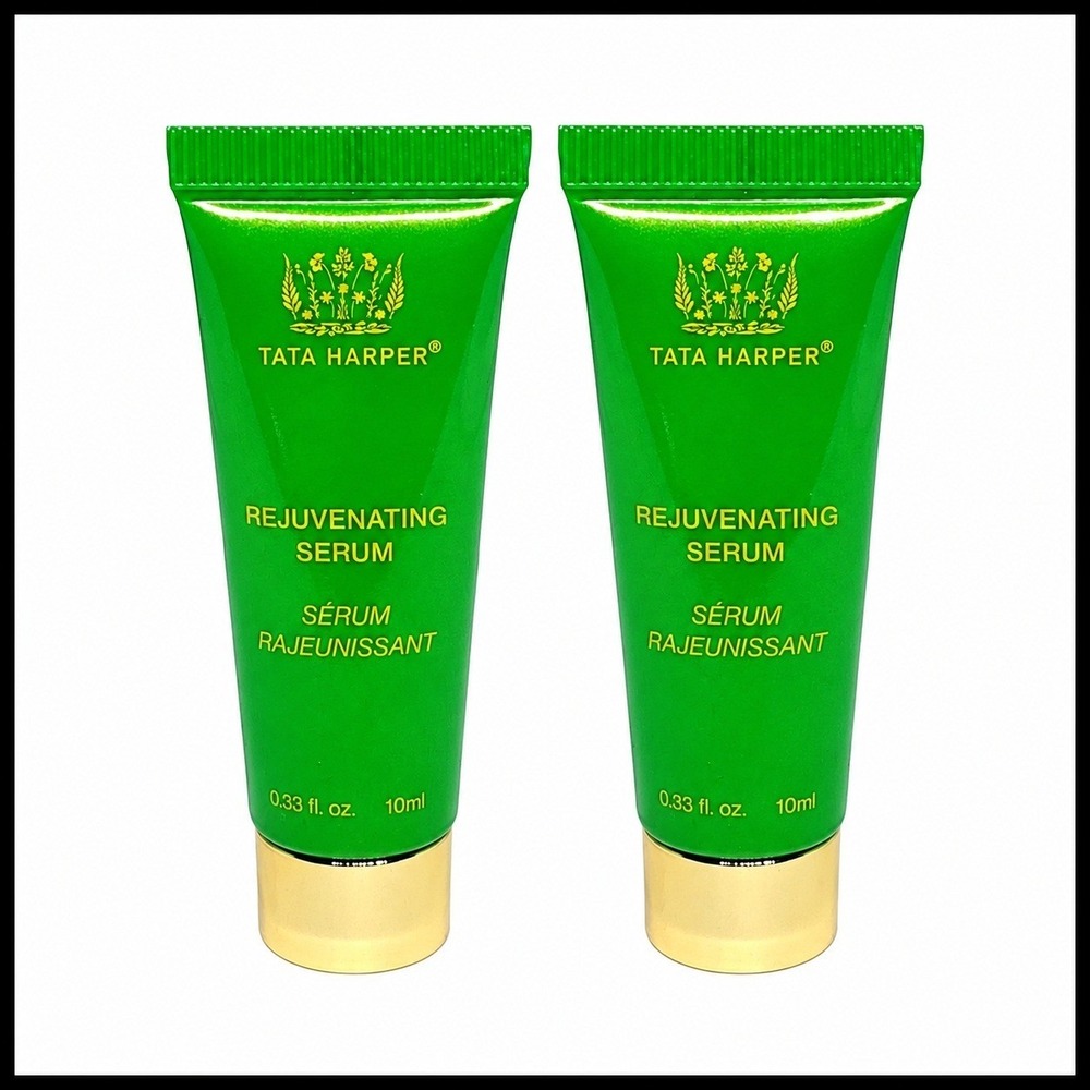 2 x TATA HARPER Rejuvenating Serum Travel Size 0.33oz 10ml new